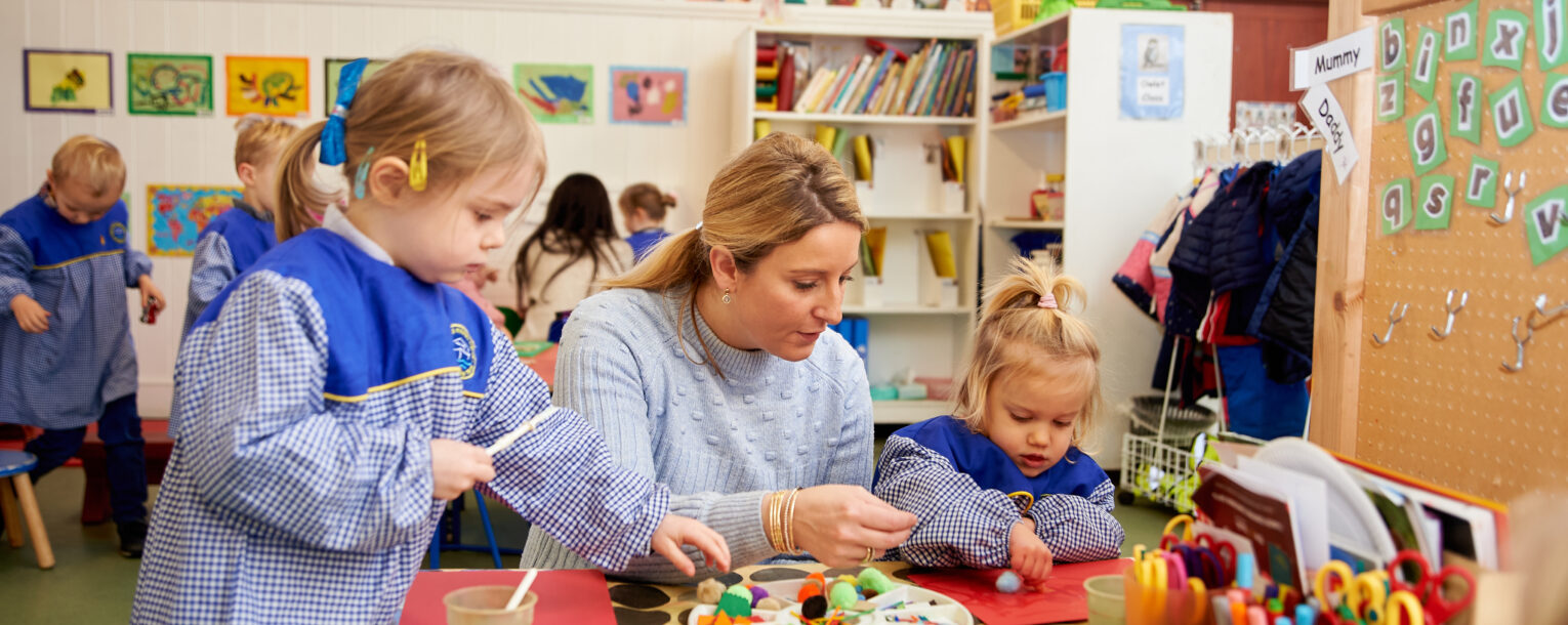 girls in the nursery